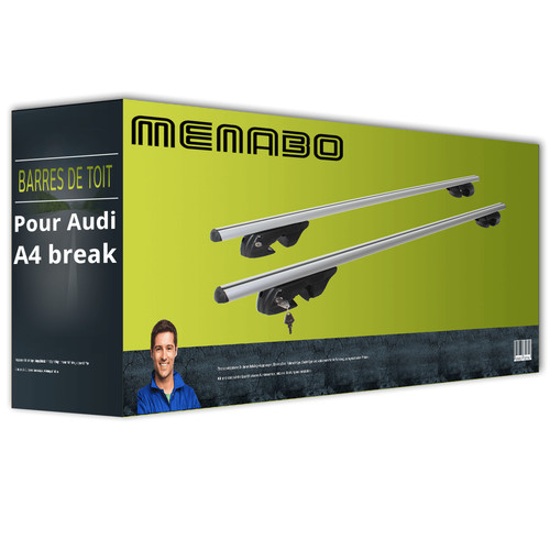 Barres toit aluminium pour - barres, de